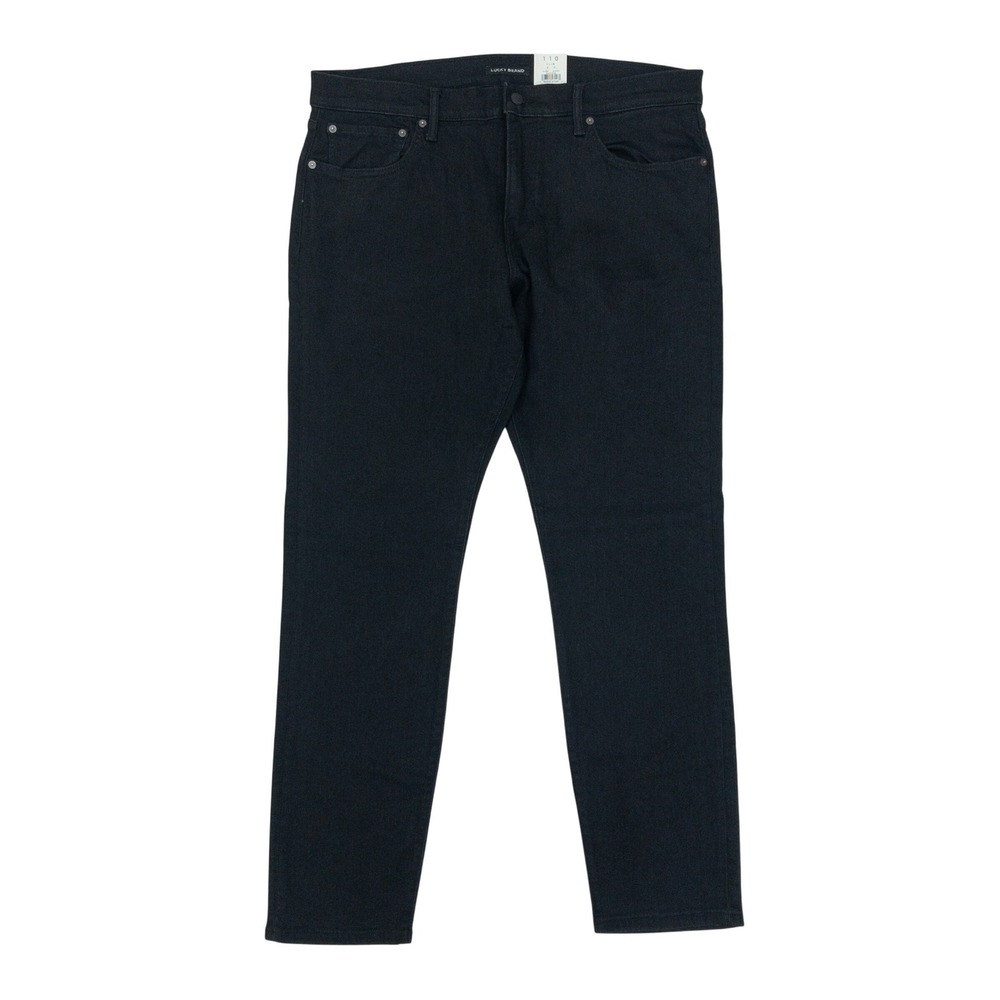 Lucky Brand 110 Slim Jeans Mens 38x32 (38x31.5) Black Advanced Stretch Denim New